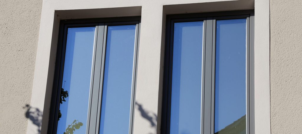 New plastic window, exterior shot