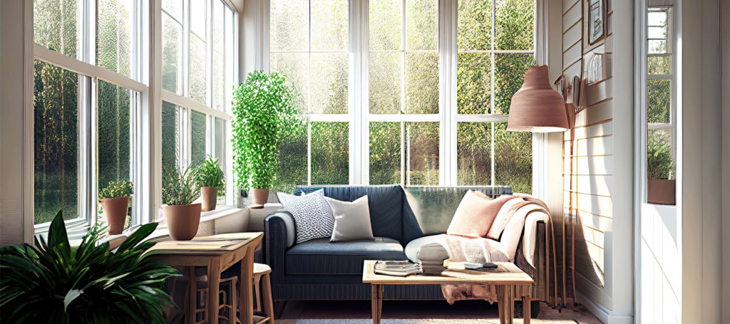 Photo d'un intérieur pour montrer comment aménager sa véranda